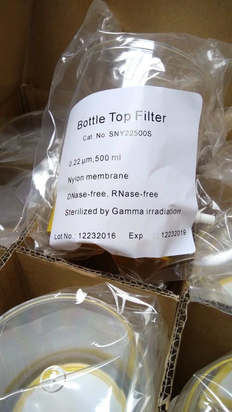 Sterile Top Filter Cup Bottle System Vacuum Driven Fast Flow 0.22 PES PVDF NYLON