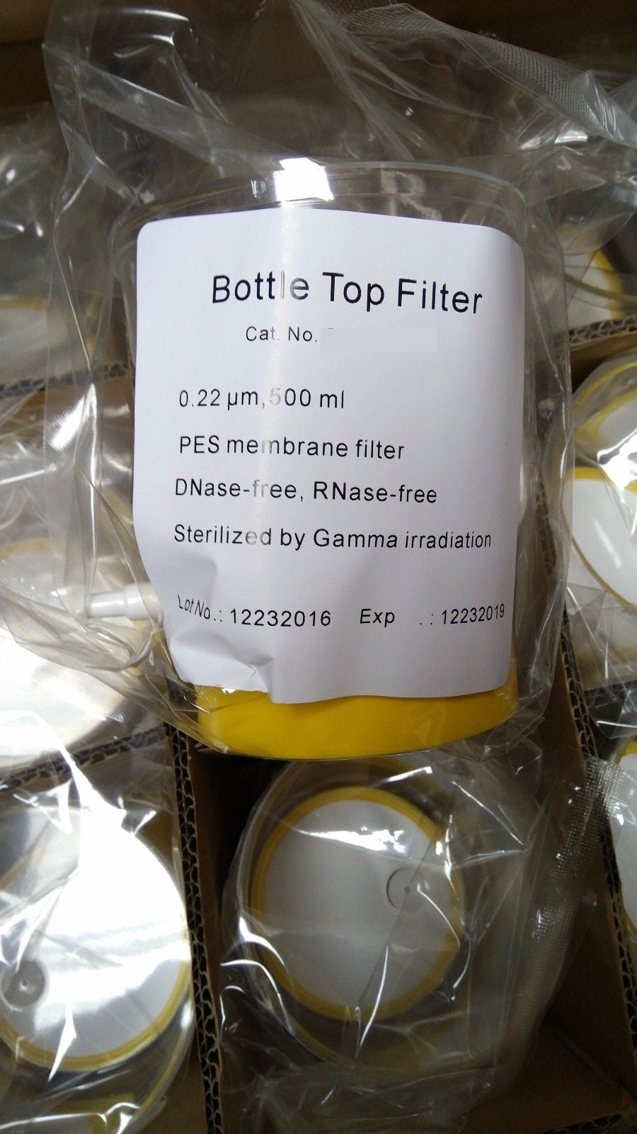 Sterile Top Filter Cup Bottle System Vacuum Driven Fast Flow 0.22 PES PVDF NYLON
