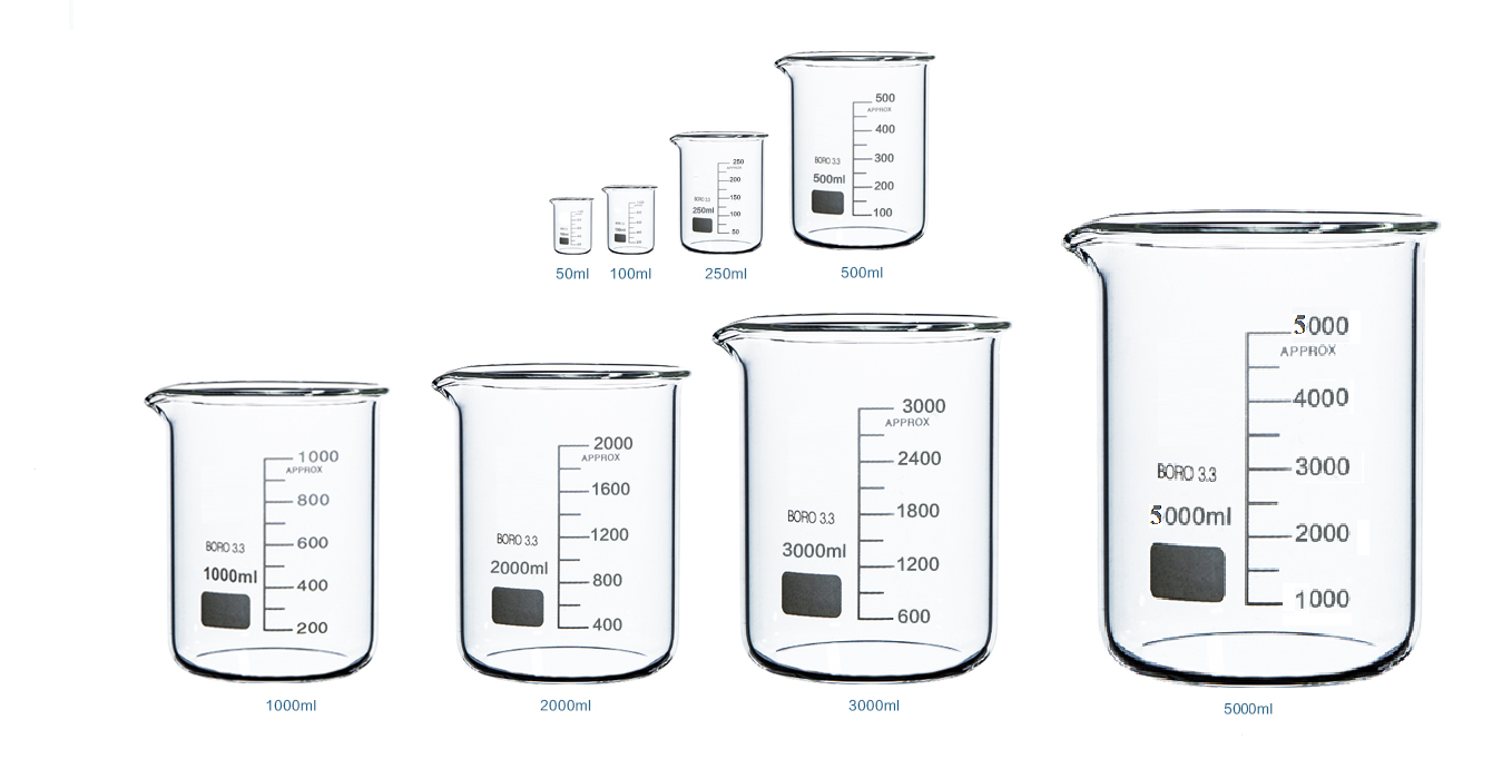 Rocwing lab glass beaker 1L 2L 3L 5L