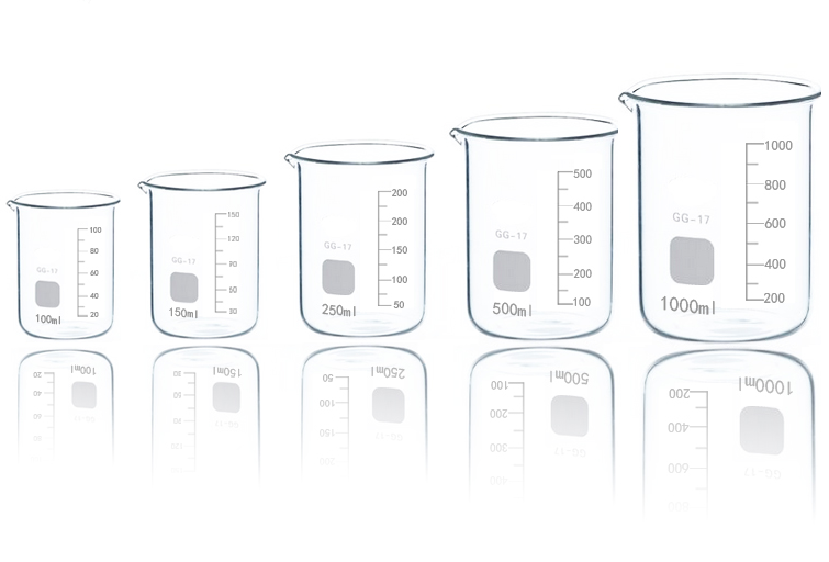 Rocwing lab glass beaker set boro 3.3 glass Heat and Thermal Shock Resistant