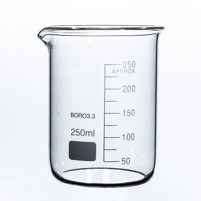 Rocwing glass beaker for laboratory boro 3.3 glass 250ml