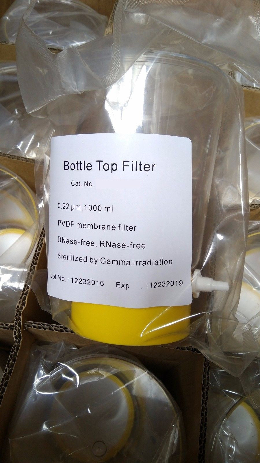Sterile Top Filter Cup Bottle System Vacuum Driven Fast Flow 0.22 PES PVDF NYLON
