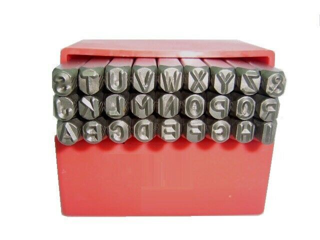 9/27/36pc Numbers Alphabet Letters Punches Set Stamp Metal Die Tool Kit Fast P+P