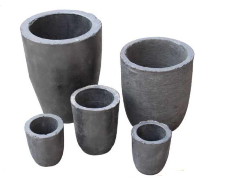 Graphite Crucible Furnace Casting Foundry Ingot Metal Melting Tool 0.5 to 18 KG