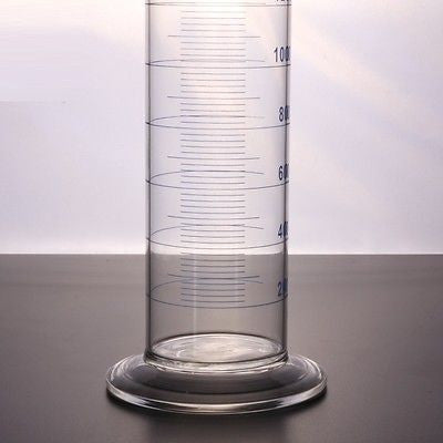 Glass Measuring Cylinder Sets Boro 3.3 Laboratory Glassware Borosilicate Fast PP