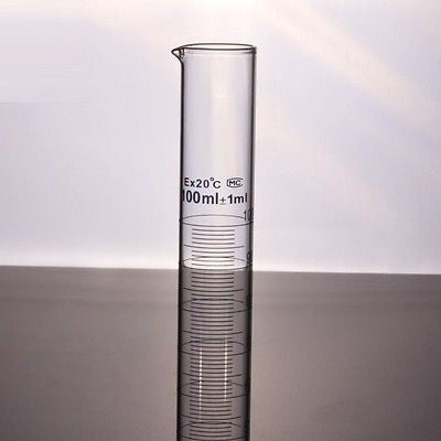 Glass Measuring Cylinder Sets Boro 3.3 Laboratory Glassware Borosilicate Fast PP