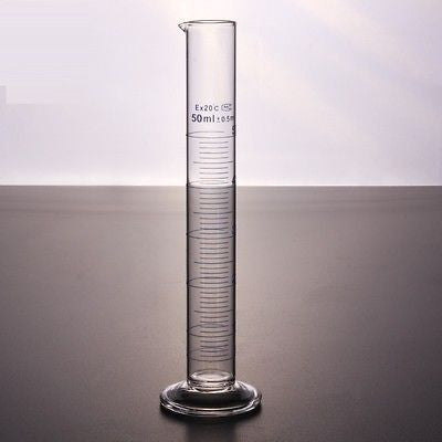 Glass Measuring Cylinder Sets Boro 3.3 Laboratory Glassware Borosilicate Fast PP