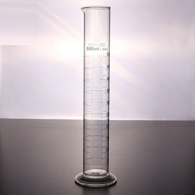 Glass Measuring Cylinder Sets Boro 3.3 Laboratory Glassware Borosilicate Fast PP