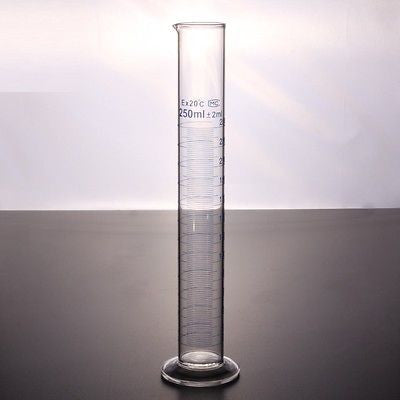 Glass Measuring Cylinder Sets Boro 3.3 Laboratory Glassware Borosilicate Fast PP