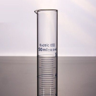 Glass Measuring Cylinder Sets Boro 3.3 Laboratory Glassware Borosilicate Fast PP