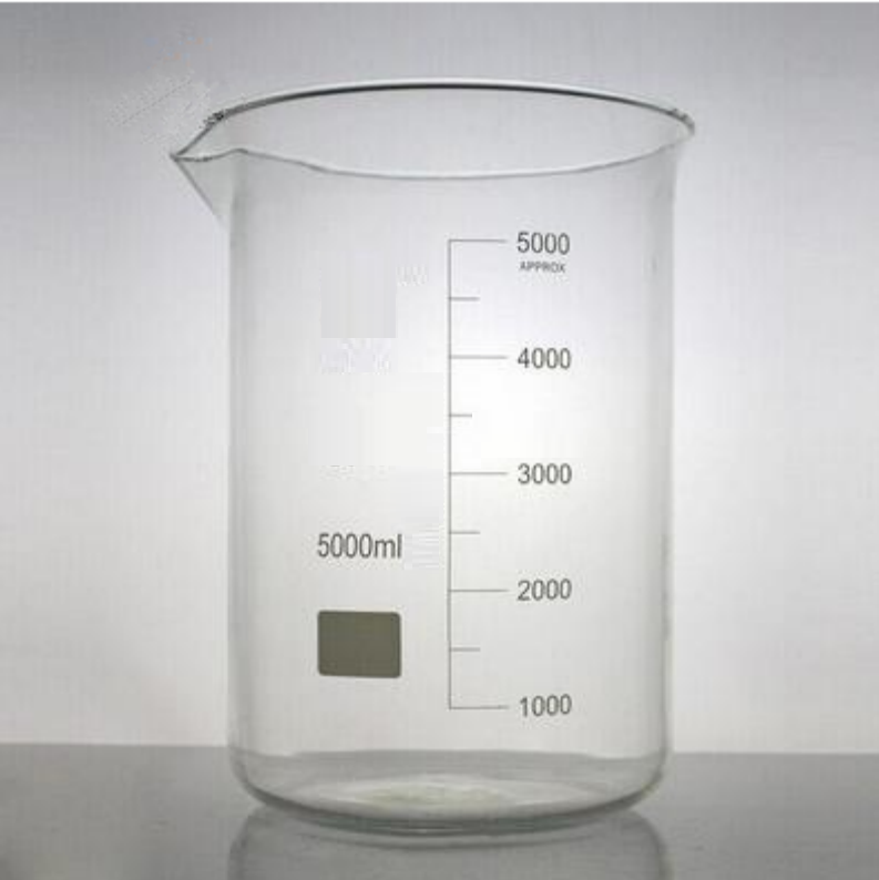 Rocwing glass beaker for laboratory boro 3.3 glass 5000ml