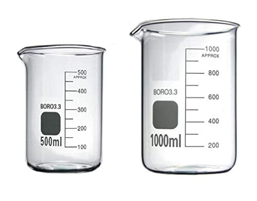 Borosilicate Glass Beakers Laboratory Glassware Beaker Sets Boro 3.3 Low Form
