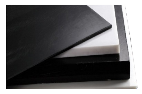 Nylon 6 Plastic Sheet Block Plate Natural White & Black Various Thickness Sizes