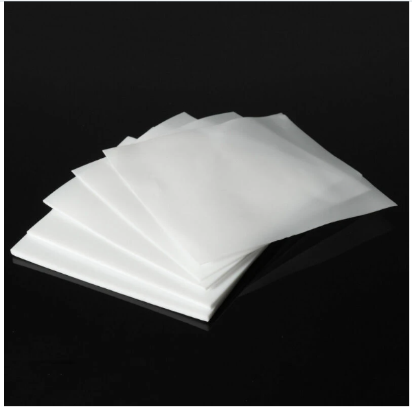PTFE Teflon White Sheet 0.25mm to 6mm Thickness Various Square Strip Sizes