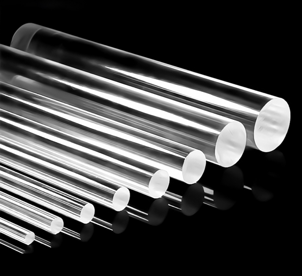 Clear Acrylic Perspex Round Bar Rod 2 3 4 5 6 8 10 12 15 20 25mm 50mm to 1000mm
