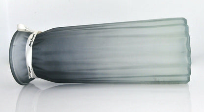 Rocwing 30cm (11.8") High Multicolor Ribbed Glass Vase 9 Color